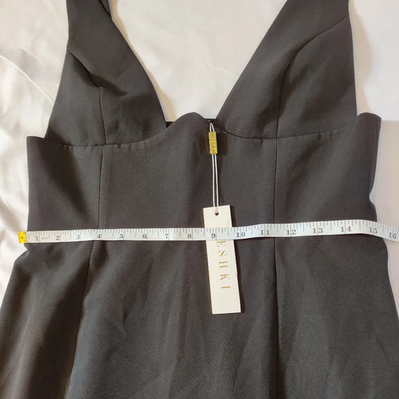 Meshki NWT Women Black Lillian Gown Dress - Picture 6 of 12